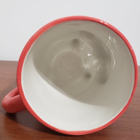 Monster Mug Abbott Collection Whimsical Upside Down 20oz Plant Pot Art Deco NWOT - Picture 7 of 7